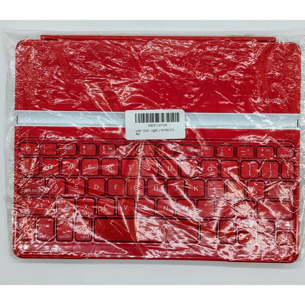 Logitech Ultrathin RED Keyboard/Cover Case for iPad 2 [920-004917]3rd & 4th GEN